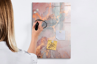 Schreib magnettafel Eine stylische Tafel für Notizen und Fotos