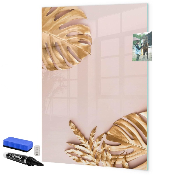 Magnettafel zum schreiben Eine stylische Tafel für Notizen und Fotos