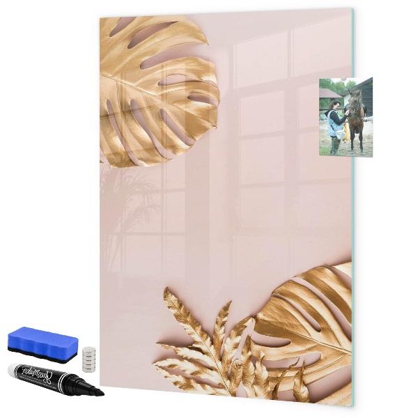 Magnettafel zum schreiben Eine stylische Tafel für Notizen und Fotos