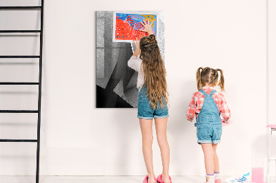 Schreib magnettafel Moderne Fotodisplaytafel