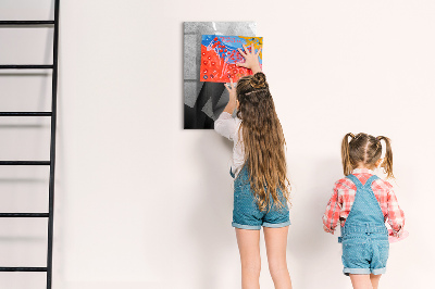 Schreib magnettafel Moderne Fotodisplaytafel