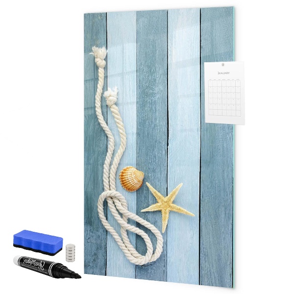 Magnettafel zum schreiben Erinnerungsfotos von Strandurlauben
