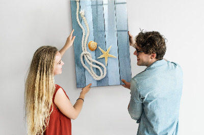 Magnettafel zum schreiben Erinnerungsfotos von Strandurlauben