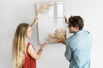 Magnettafel zum schreiben Stilvolle Fotowand mit Pflanzen
