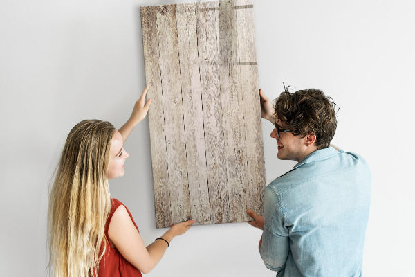 Magnettafel zum schreiben Fotoorganisator an der Wand