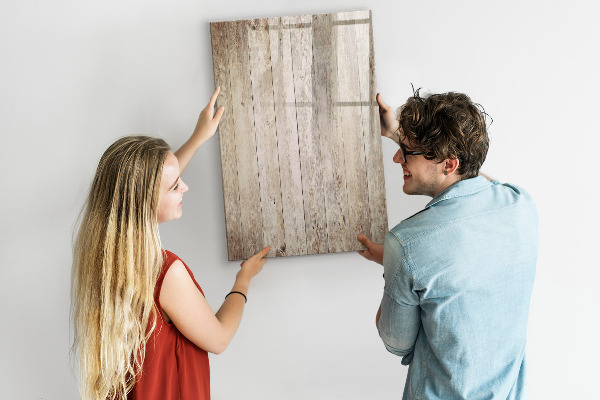 Magnettafel zum schreiben Fotoorganisator an der Wand