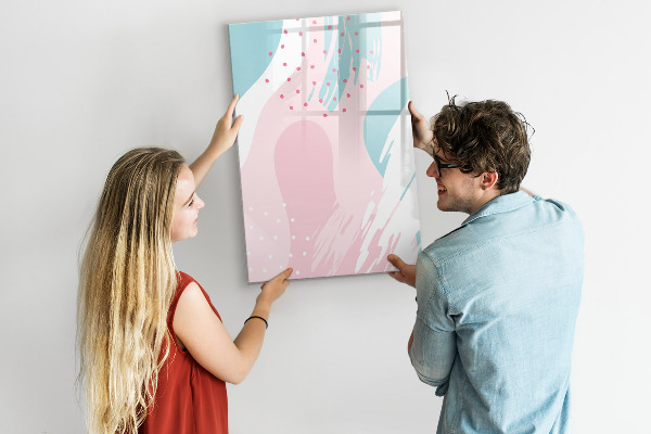 Magnettafel zum schreiben Eine farbenfrohe Tafel für Fotos und Notizen