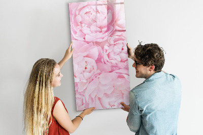 Magnettafel zum schreiben Blumenmotiv mit Platz für Fotos