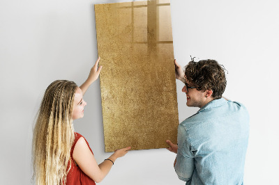 Schreib magnettafel Goldene Tafel für Fotos und Notizen