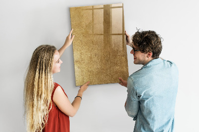 Schreib magnettafel Goldene Tafel für Fotos und Notizen