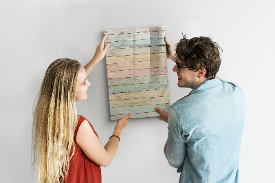 Magnettafel zum schreiben Stilvolle Pinnwand für Fotos und Notizen