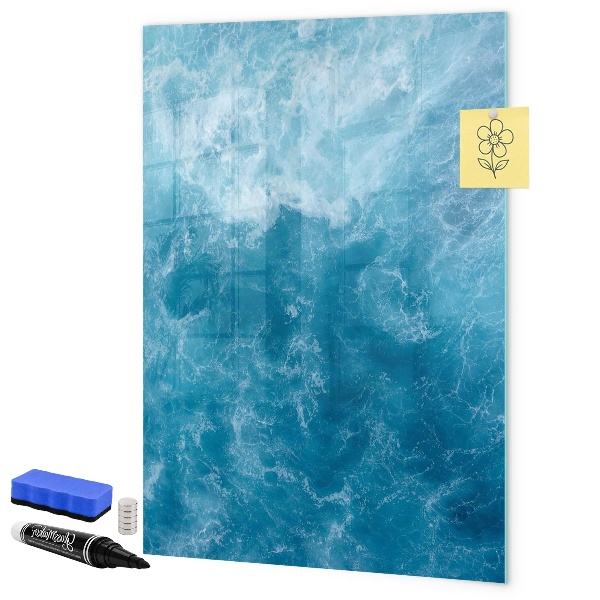 Magnettafel zum schreiben Eine farbenfrohe Tafel für Notizen und Fotos