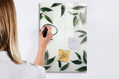 Schreib magnettafel Grüne Tafel für Fotos und Notizen