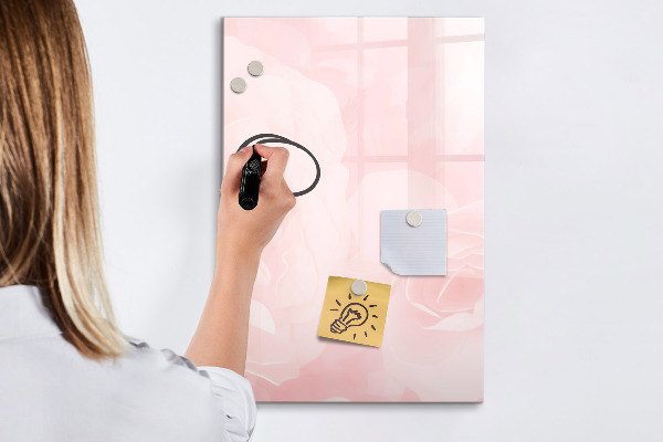 Schreib magnettafel Stilvolle Pinnwand für Fotos und Notizen