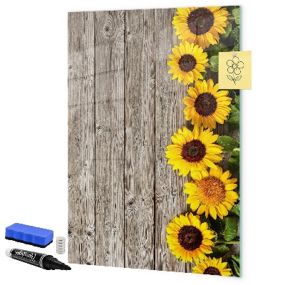 Schreib magnettafel Kreative Blumen- und Fotowand