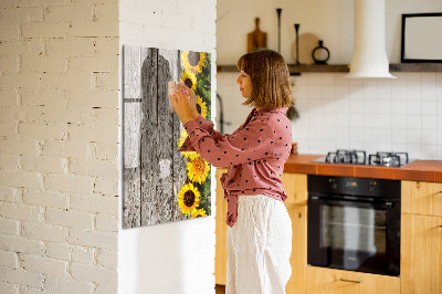 Schreib magnettafel Kreative Blumen- und Fotowand