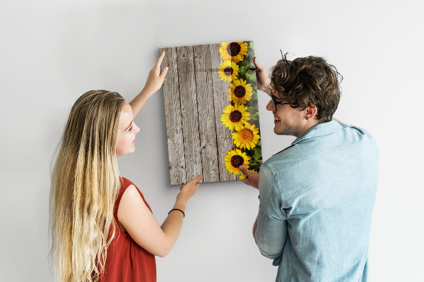 Schreib magnettafel Kreative Blumen- und Fotowand