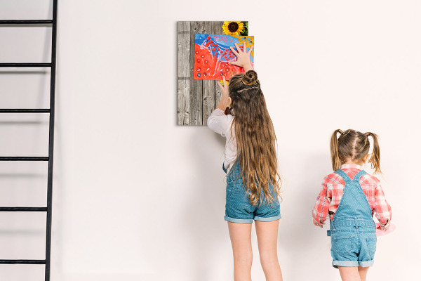 Schreib magnettafel Kreative Blumen- und Fotowand