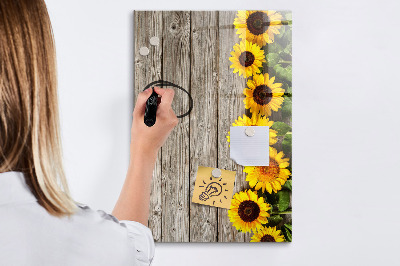 Schreib magnettafel Kreative Blumen- und Fotowand
