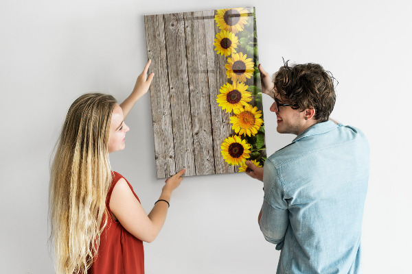 Schreib magnettafel Kreative Blumen- und Fotowand