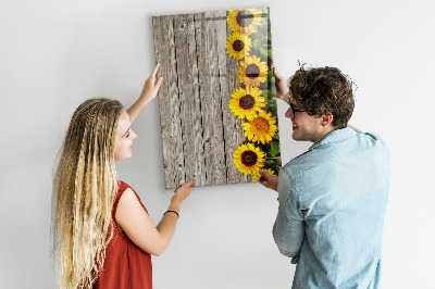 Schreib magnettafel Kreative Blumen- und Fotowand