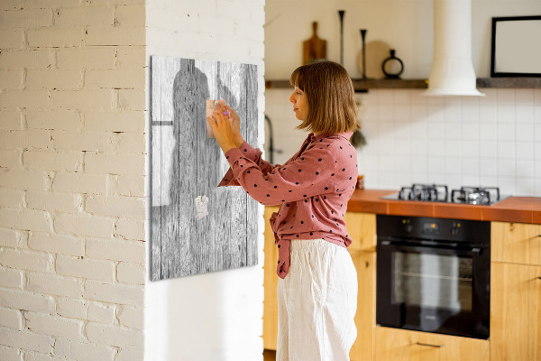 Schreib magnettafel Stilvolle Pinnwand für Fotos und Notizen