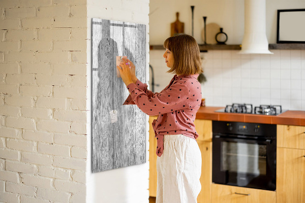 Schreib magnettafel Stilvolle Pinnwand für Fotos und Notizen