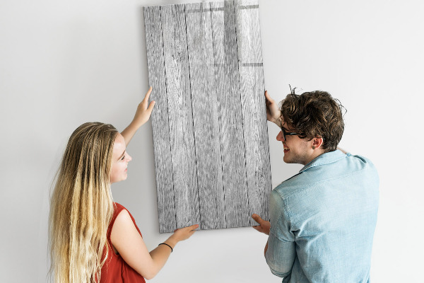 Schreib magnettafel Stilvolle Pinnwand für Fotos und Notizen