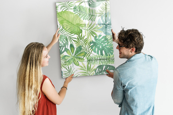 Magnettafel zum schreiben Grüne Tafel mit Platz für Fotos
