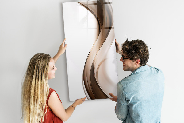 Schreib magnettafel Eine stylische Tafel für Notizen und Fotos