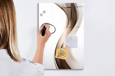 Schreib magnettafel Eine stylische Tafel für Notizen und Fotos