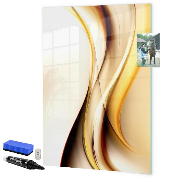 Schreib magnettafel Eine stylische Tafel für Notizen und Fotos