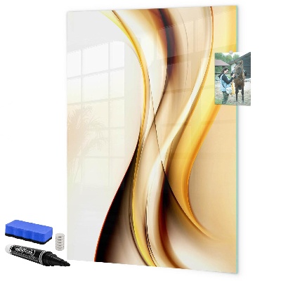 Schreib magnettafel Eine stylische Tafel für Notizen und Fotos