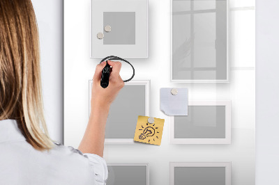 Schreib magnettafel Ein kreativer Raum für Fotos und Notizen