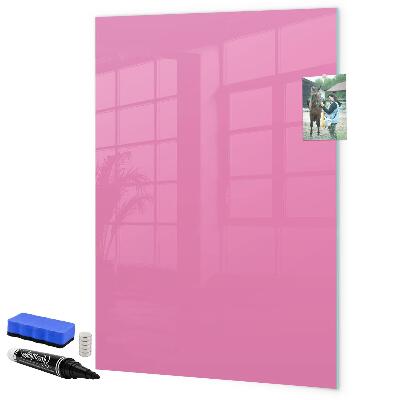 Magnettafel zum schreiben Rosa Tafel für Notizen und Fotos