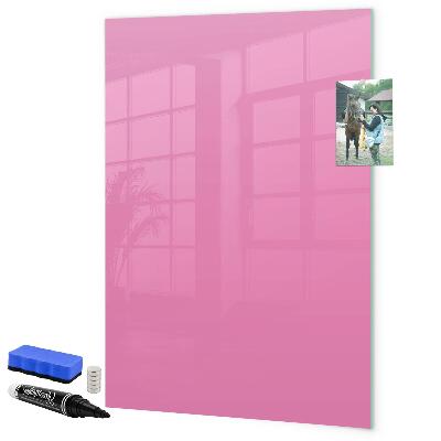 Magnettafel zum schreiben Rosa Tafel für Notizen und Fotos