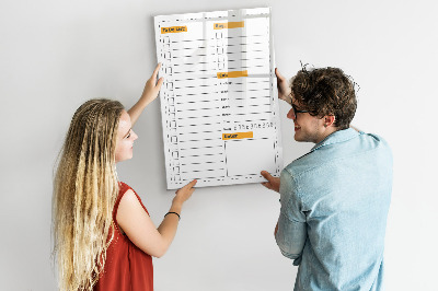 Schreib magnettafel Aufgaben und Einkäufe stilvoll planen