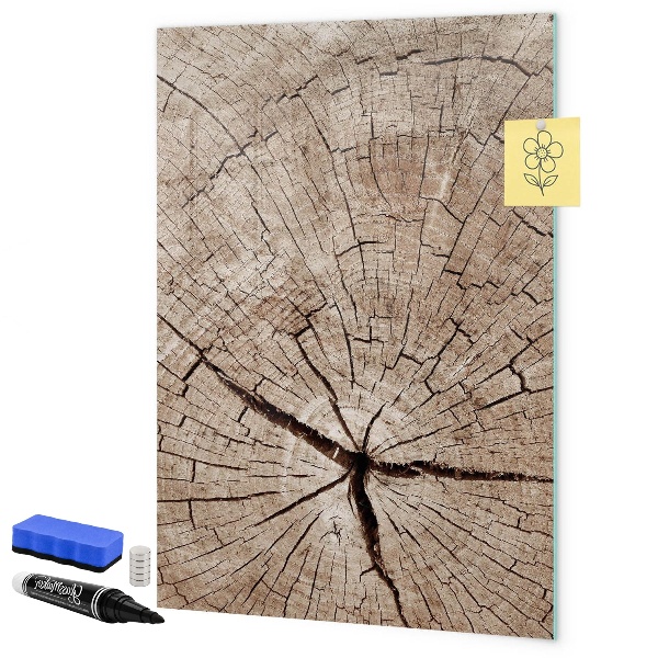 Magnettafel zum schreiben Ein natürlicher Hintergrund für Fotos und Notizen