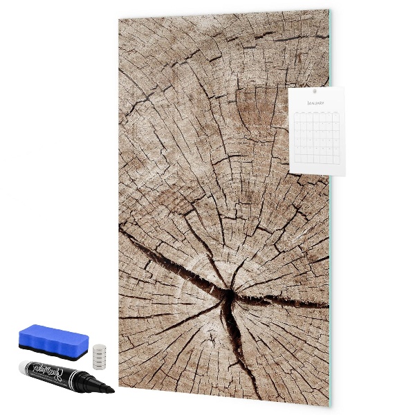 Magnettafel zum schreiben Ein natürlicher Hintergrund für Fotos und Notizen