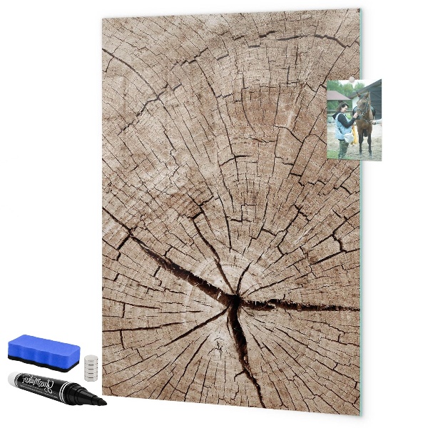 Magnettafel zum schreiben Ein natürlicher Hintergrund für Fotos und Notizen