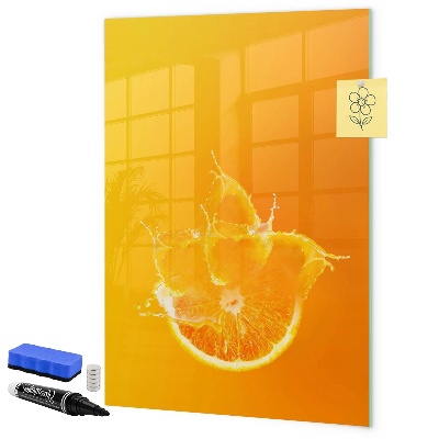 Schreib magnettafel Eine farbenfrohe Tafel für Fotos und Notizen
