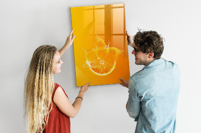 Schreib magnettafel Eine farbenfrohe Tafel für Fotos und Notizen