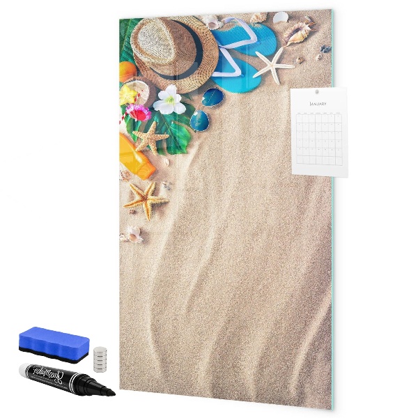 Magnettafel zum schreiben Eine kreative Pinnwand für Urlaubserinnerungen
