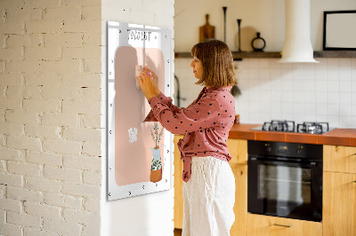 Magnettafel zum schreiben Planungs- und Notiztafel
