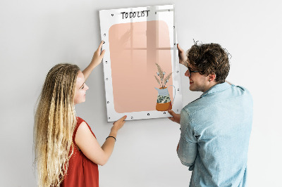 Magnettafel zum schreiben Planungs- und Notiztafel