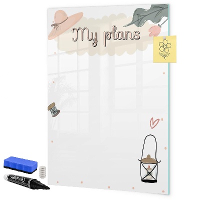 Schreib magnettafel Planen mit Freude und Kreativität