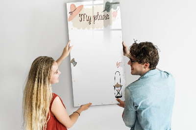 Schreib magnettafel Planen mit Freude und Kreativität