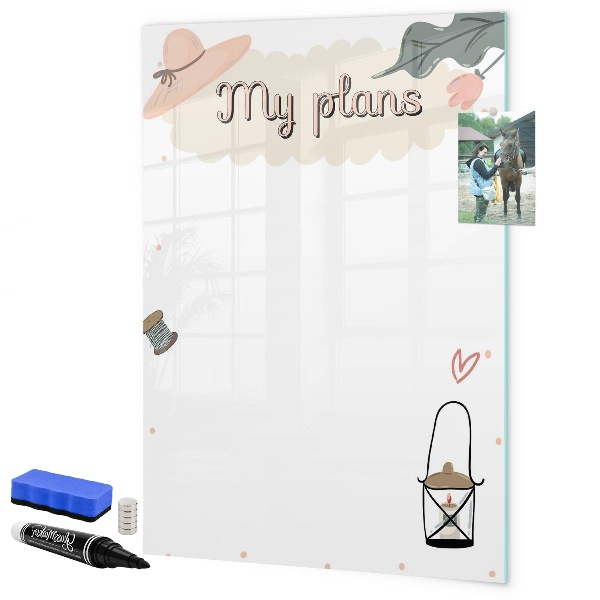 Schreib magnettafel Planen mit Freude und Kreativität