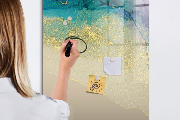 Schreib magnettafel Eine stylische Tafel für Notizen und Fotos