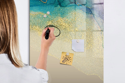 Schreib magnettafel Eine stylische Tafel für Notizen und Fotos
